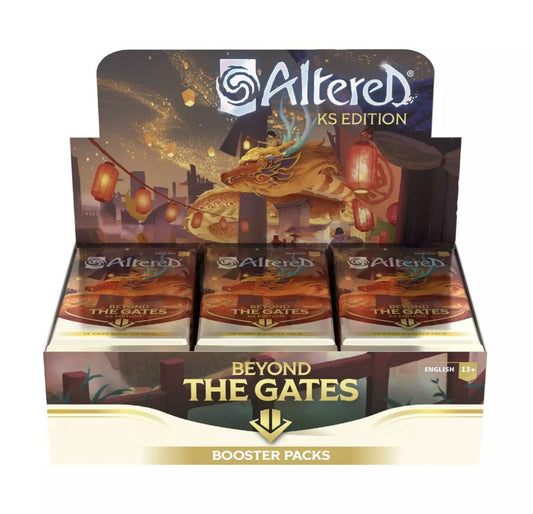 Altered TCG Beyond the Gates KS Edition English booster box sealed trading card game booster packs.