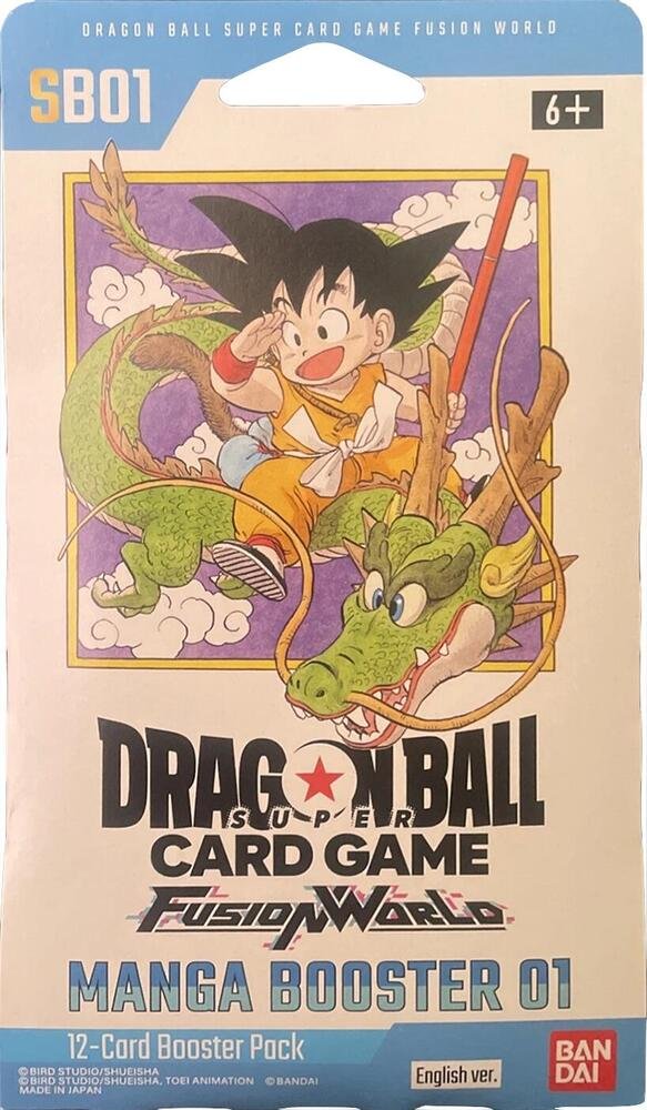 Dragon Ball Super Card Game Fusion World SB01 Manga Booster 01 English Pack