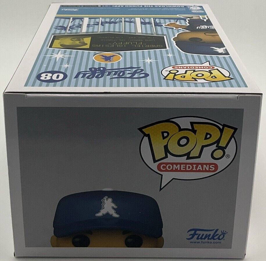 Funko Pop Stadium Fluffy #08 Comedians Gabriel Iglesias (Away) SIGNED