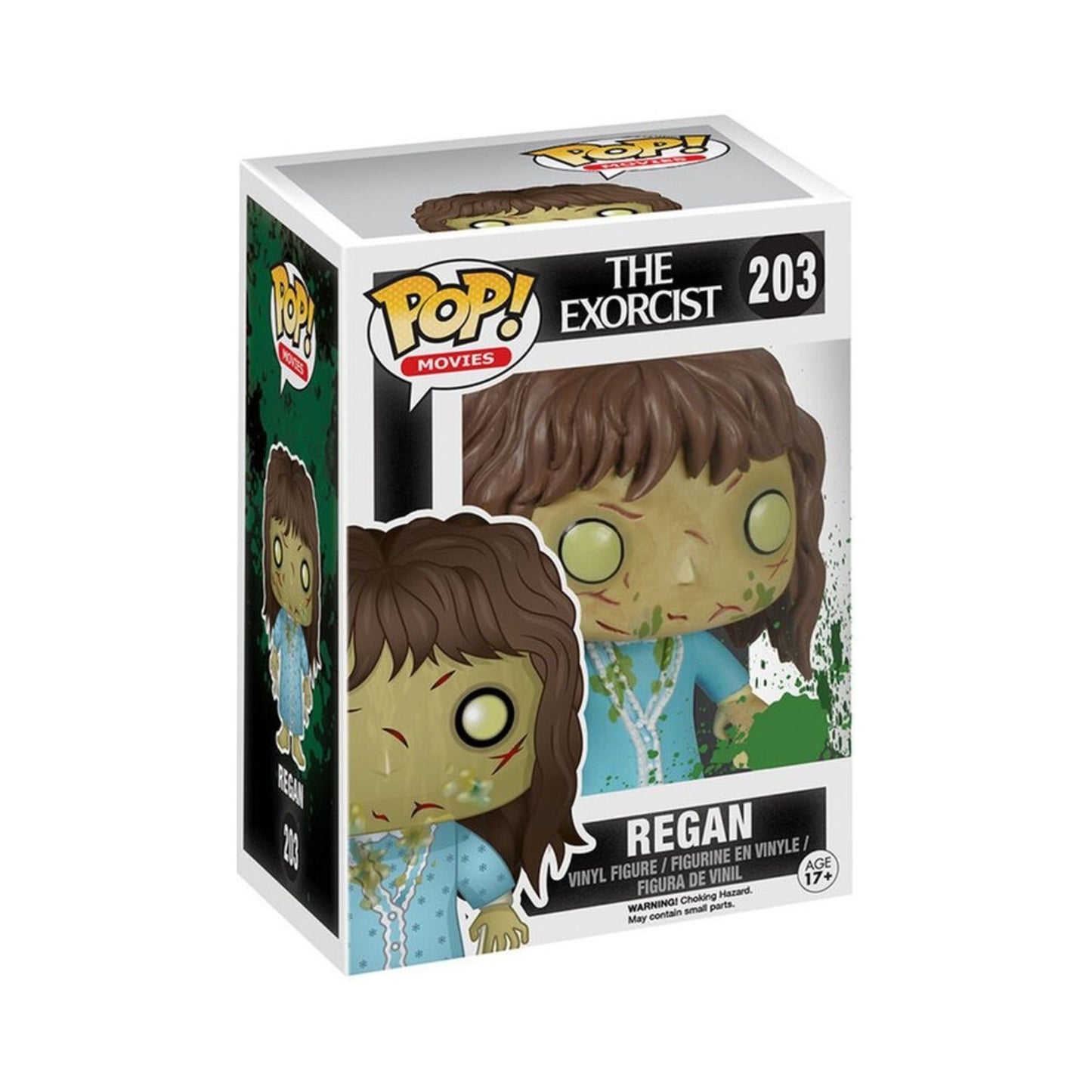 Regan Funko Pop! Movies The Exorcist - Approx. 3 3/4" Collectible Horror Vinyl Figure #203 in Window Display Box