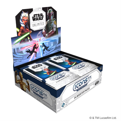 Star Wars: Unlimited Icons 2027 Edition Booster Display Box, 24 Packs, 9 Cards per Pack, Trading Card Game Booster Box for Players and Collectors (PREORDER - Release Date November  20, 2026)