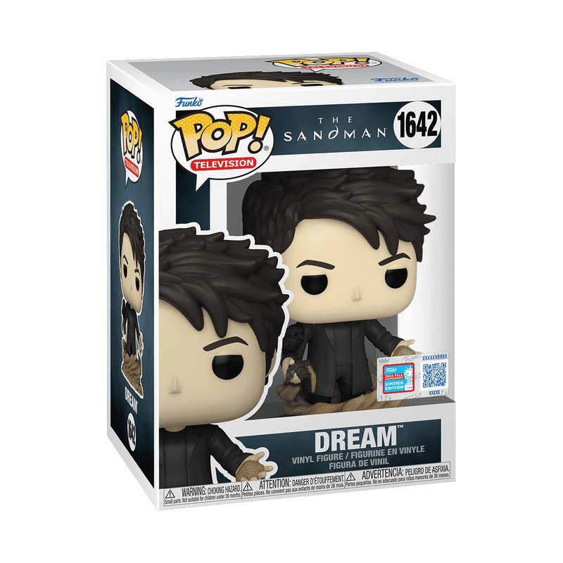 Dream with Sand Pouch Funko Pop! Television The Sandman - NYCC 2024 Shared Exclusive - Approx. 4.45" Collectible Limited Edition Vinyl Figure #1642 with Window Display Box