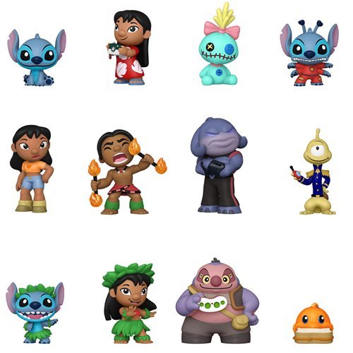 Lilo and Stitch Disney Mystery Box Mini Vinyl Figure - Approx. 2 1/2" Collectible Mini-Figures in Random Blind Box - 1 Box