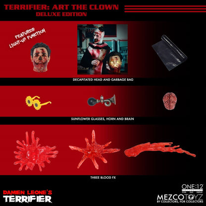 Mezco Damien Leone's Terrifier: Art the Clown Deluxe One:12 Collective Action Figure