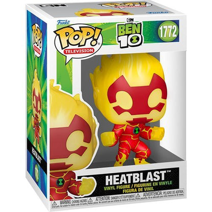 Ben 10 Funko Pop! Television - Set of 2 (Ben Tennyson #1771, and Heatblast #1772) Collectible Vinyl Figures - Estimated Arrival: Oct. 2025 (PRE-SALE)