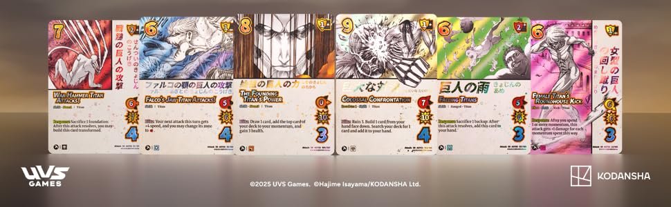 UniVersus Attack on Titan: Apocalypse Booster Display Box