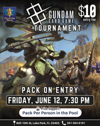 Gundam Card Game Tournament – June 12, 2026 (Friday 7:30PM)