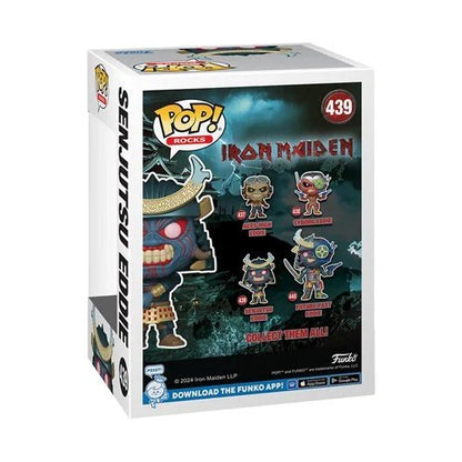 Senjutsu Eddie Funko Pop! Rocks Iron Maiden - Approx. 4 3/4" Collectible Vinyl Figure #439 with Window Display Box