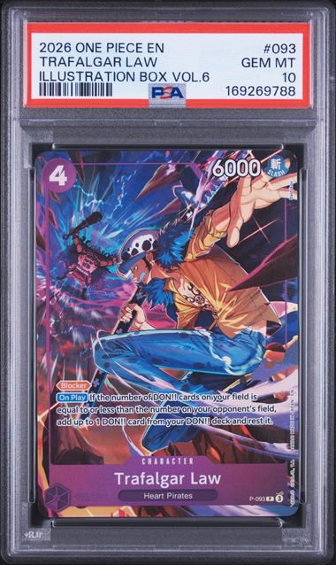 One Piece Law Illustration PSA 10 9788