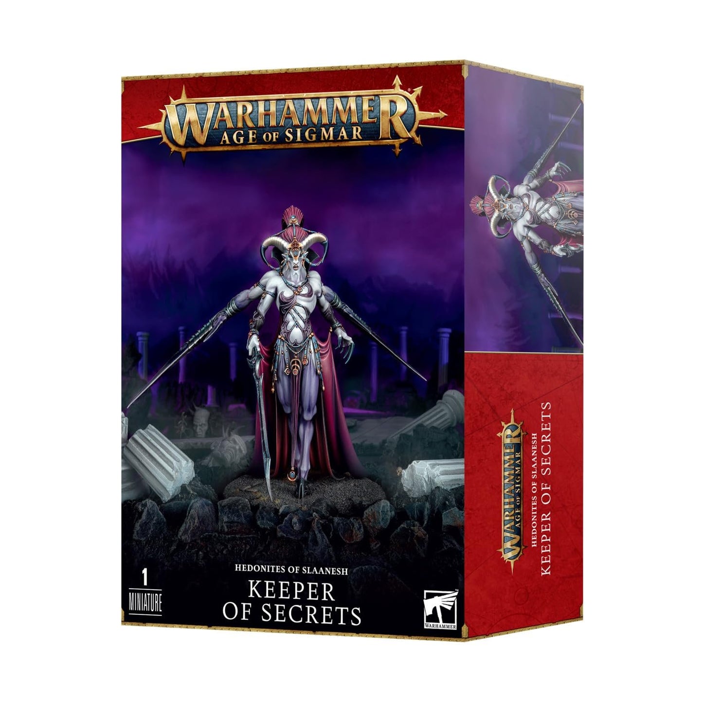 Warhammer Age of Sigmar Hedonites of Slaanesh: Keeper of Secrets - 1 Miniature