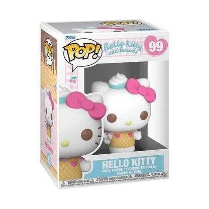 Funko Pop! Hello Kitty and Friend Wave 7 - Set of 5 (My Melody (Ice Cream) #103, Tuxedosam (Ice Cream) #102, Kuromi (Ice Cream) #101, Cinnamoroll (Ice Cream) #100, and Hello Kitty (Ice Cream) #99) Collectible Vinyl Figures