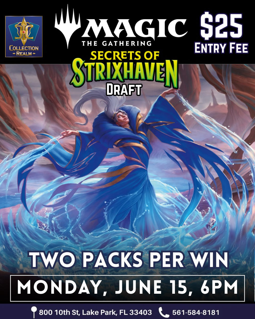 MTG Secrets of Strixhaven Draft Event – June 15, 2026 (Monday)