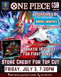 One Piece Card Game Tournament – July 3, 2026 (Friday 7:30 PM)