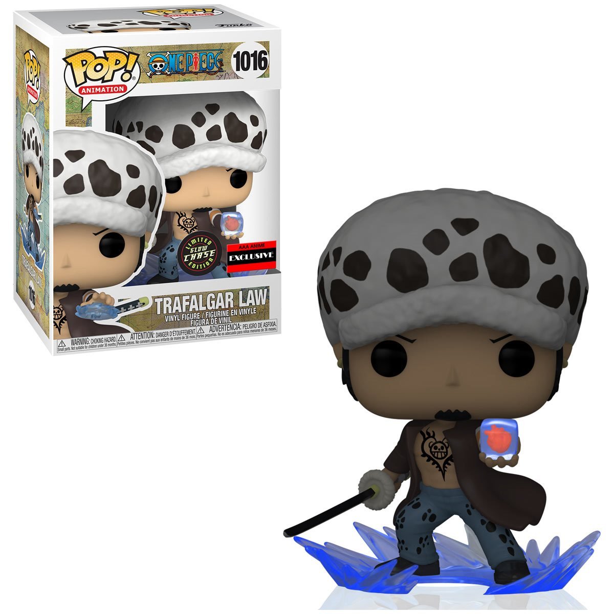 Trafalgar Law Room Attack #1016 Funko Pop! Animation One Piece - 1 in 6: CHANCE OF CHASE - Collectible AAA Anime Exclusive Vinyl Figure with Window Display Box