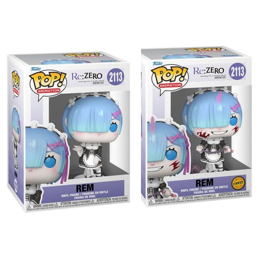 Rem #2113 Funko Pop! Animation RE: Zero - Starting Life in Another World - Set of 2 (Chase and Common) Collectible Vinyl Figures - Estimated Arrival: Nov. 2025 (PRE-SALE)
