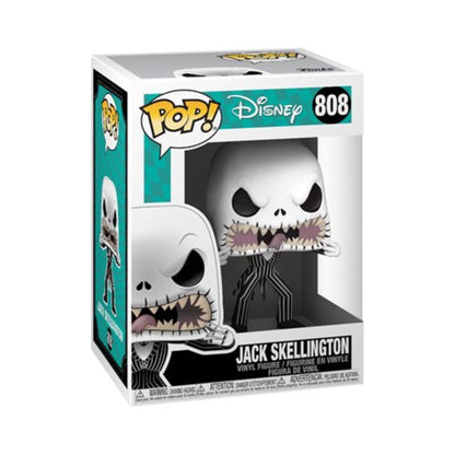 Jack Skellington Funko Pop! Disney The Nightmare Before Christmas - Approx. 3 3/4" Collectible Vinyl Figure #808 with Display Box Protector Case