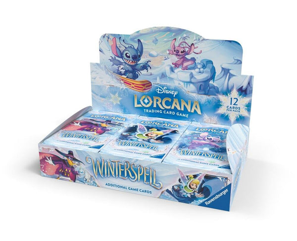 Disney Lorcana Winterspell Booster Box – 24 Packs of 12 Collectible Trading Cards, Rare Cards, Magic, and Strategy for Fans and Collectors