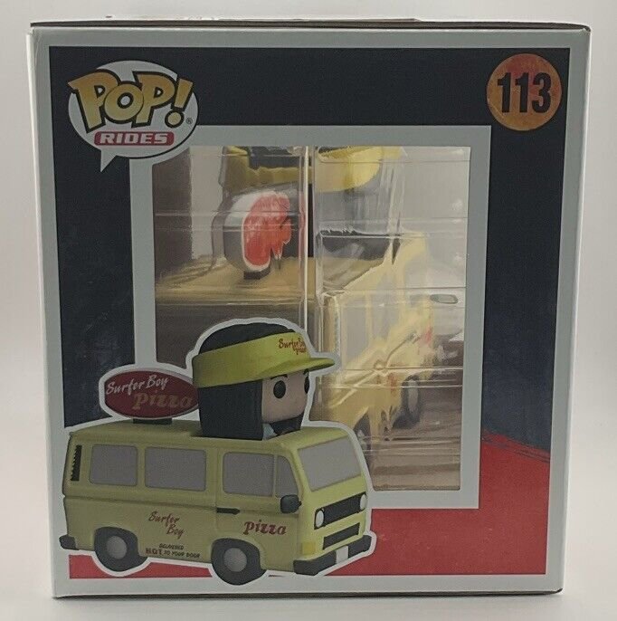 Funko Pop 2022 Rides Stranger Things Argyle With Pizza Van #113 Target Exclusive