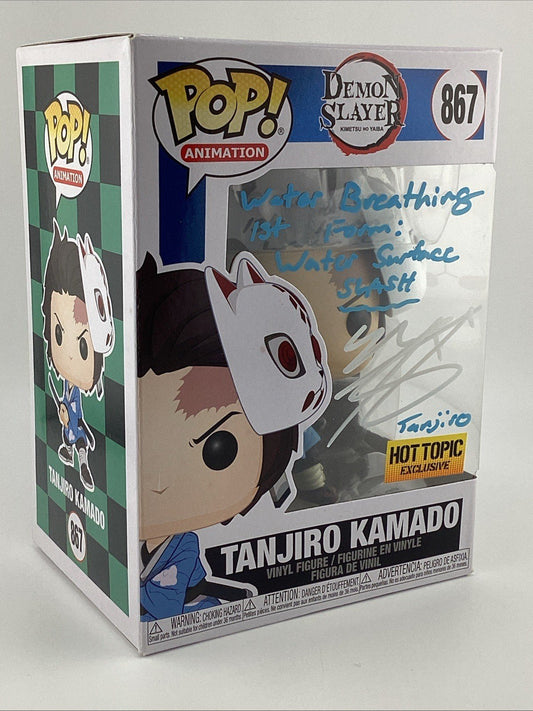 Funko Pop! : Demon Slayer: Kimetsu no Yaiba - Tanjiro Kamado - Signed Z.A #867