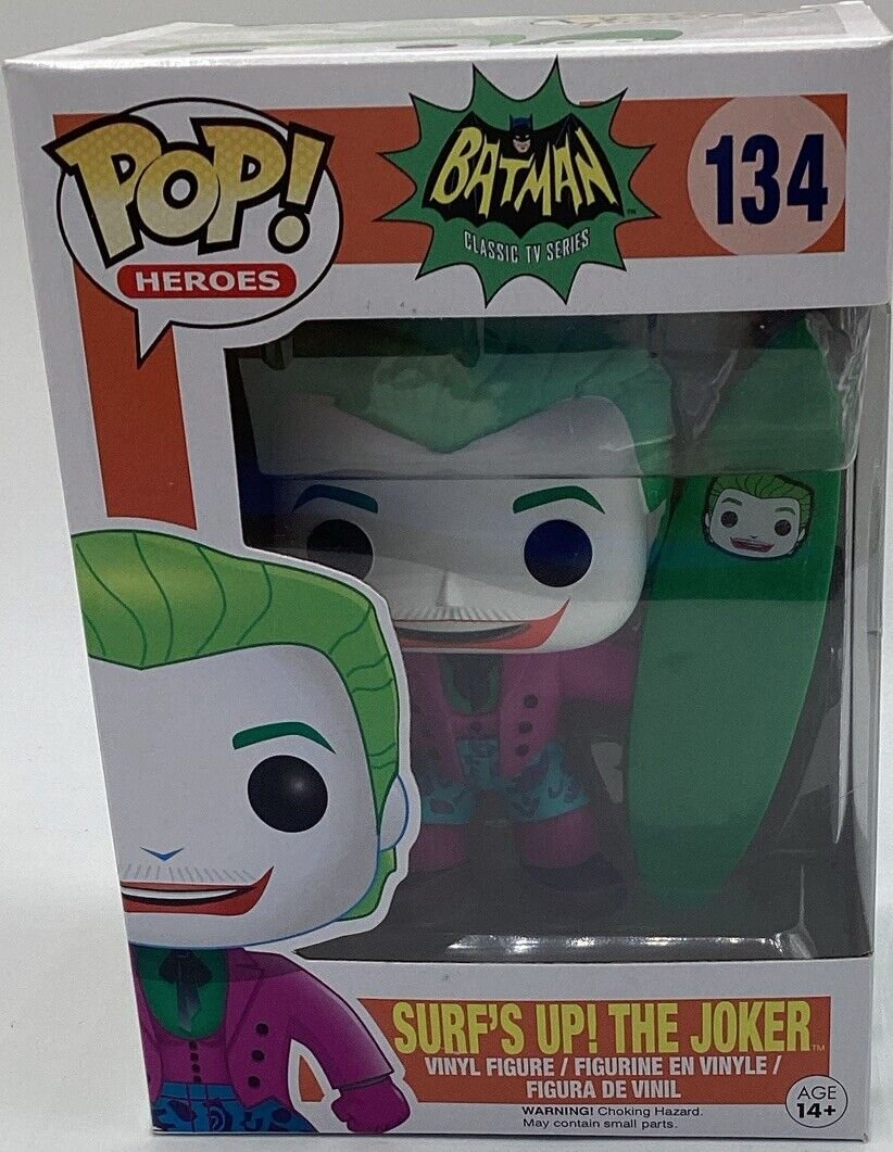 Funko Pop! Vinyl: DC Universe - The Joker Surfs Up #134 With Protector