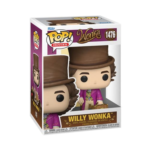 Willy Wonka Funko Pop! Movies: Wonka and The Chocolate Factory - Approx. 5" Collectible Vinyl Figure #1476 in Window Display Box