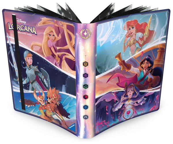 Disney Lorcana trading card portfolio storage binder
