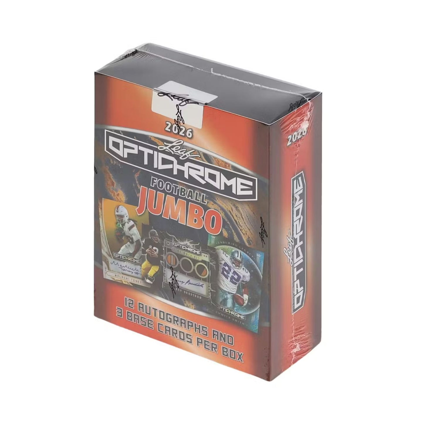 Leaf Optichrome JUMBO Football 2026 Hobby Box – Trading Cards Collectible Sports Cards Set, Premium Jumbo Format for Collectors & TCG Fans