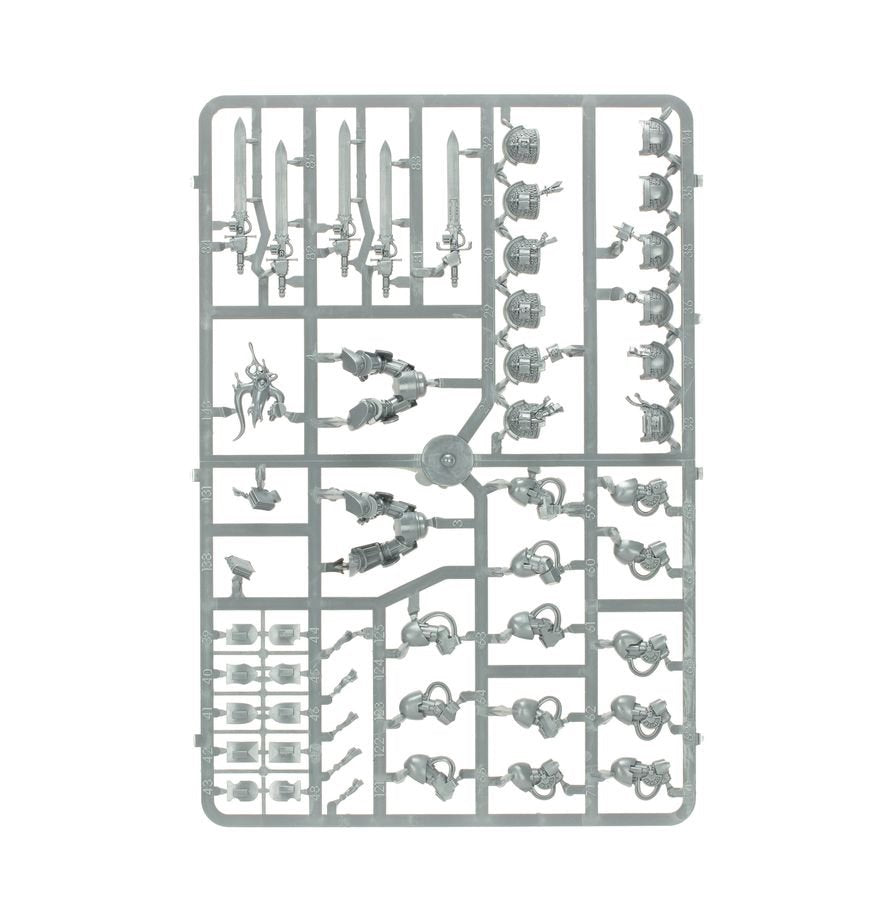 Warhammer 40K Combat Patrol Grey Knights Army Set – 17 Miniatures Including Castellan Crowe, Strike Squad, Brotherhood Terminators & Venerable Dreadnought