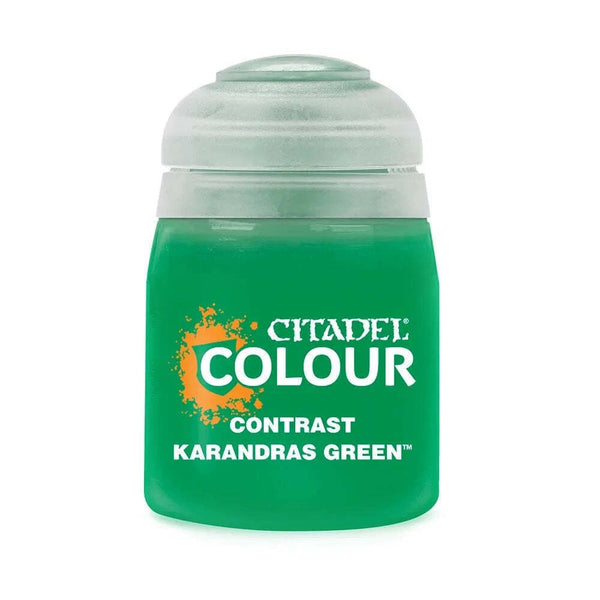 Warhammer Citadel Contrast: Karandras Green Paint Bottle 18ml