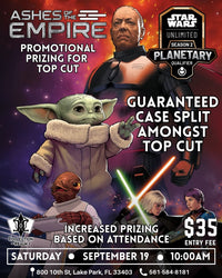 Star Wars TCG Season 2 Planetary Qualifier – September 19, 2026 (Saturday 10:00 AM)