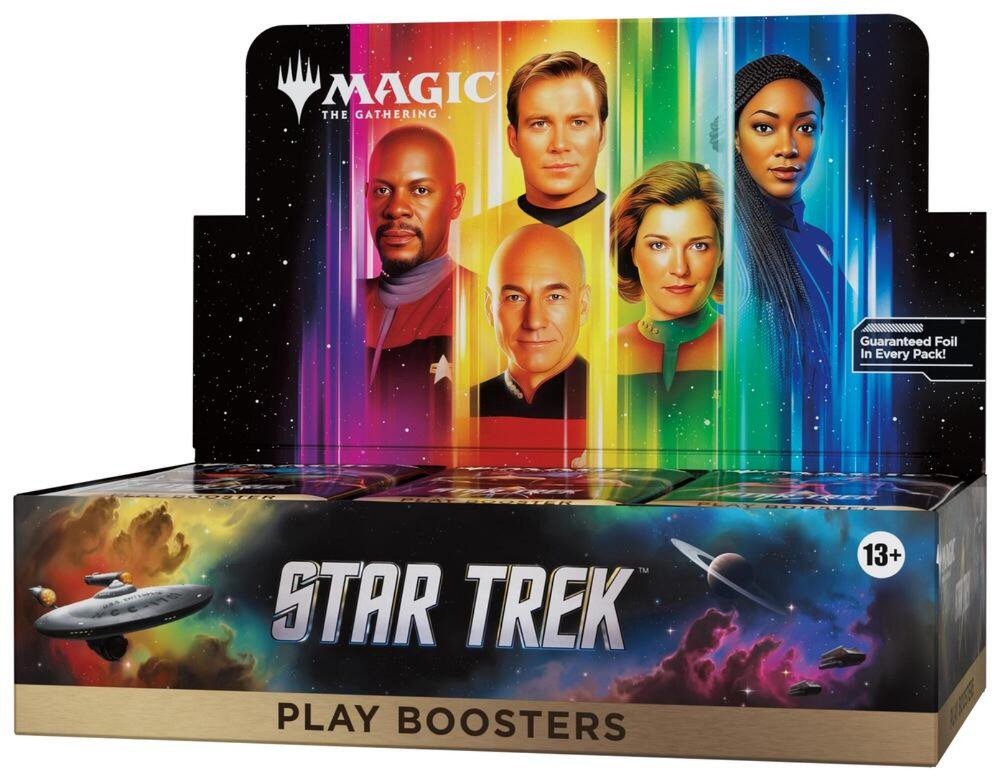Magic: The Gathering | Star Trek Play Booster Display | 30 Play Boosters | Trading Card Game | Universes Beyond | Collectible Cards | Star Trek MTG Cards (PREORDER - Release Date November 13, 2026)