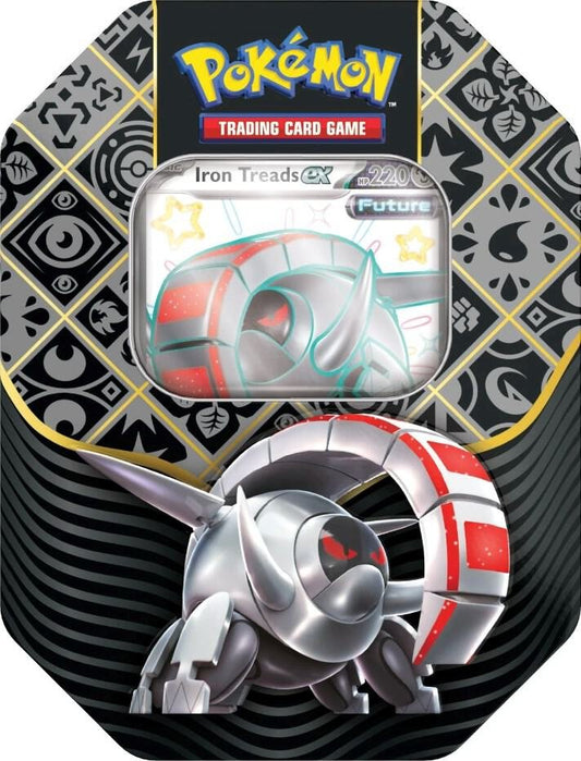 Pokémon TCG Scarlet & Violet Paldean Fates Iron Treads ex International Tin