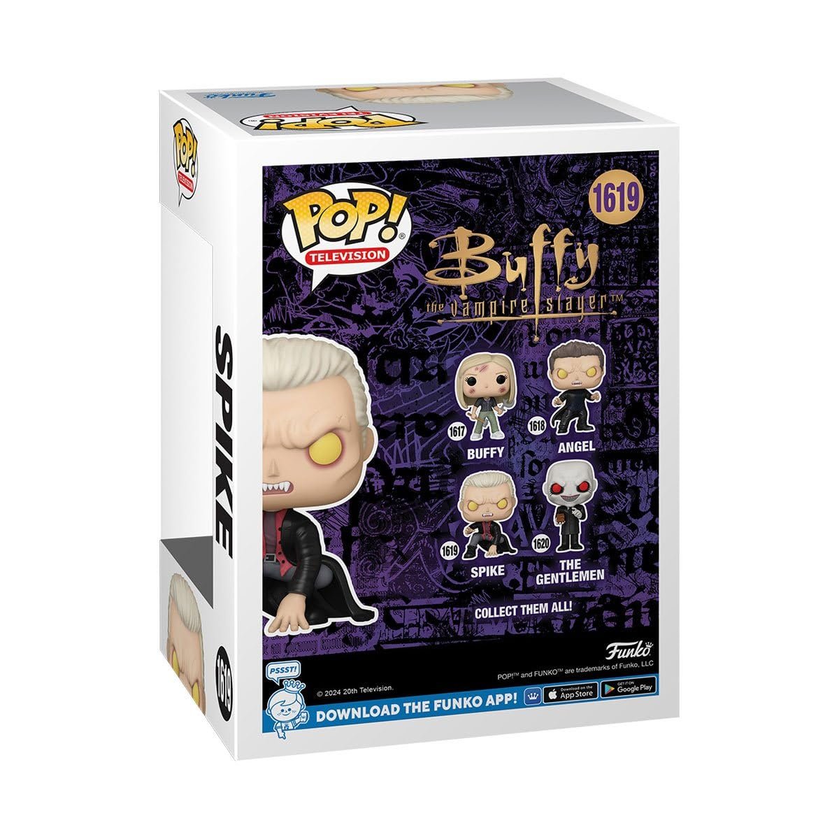 Spike Funko Pop! Television: Buffy The Vampire Slayer - Approx. 3 3/4" Collectible Vinyl Figure #1619 with Display Box Protector Case (PRE-ORDER)