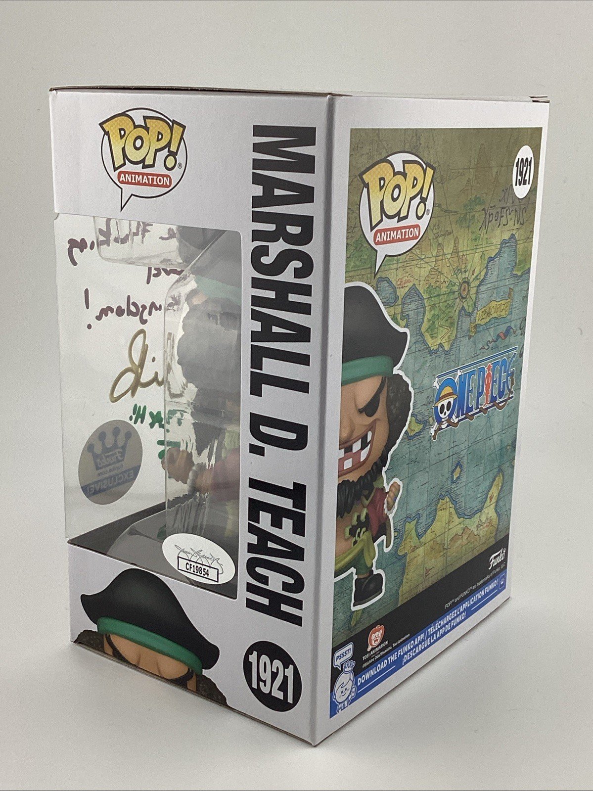 Funko Pop! One Piece - Marshall D. Teach - Funko Excl Signed Chris R #1921