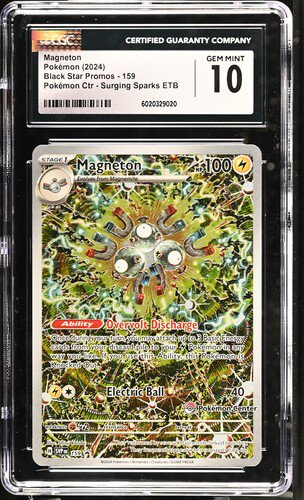Pokemon Magneton Poke Center CGC 10 9020