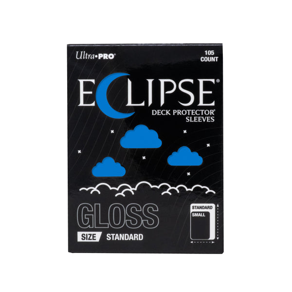 Ultra Pro Eclipse Gloss Deck Protector Sleeves – Pacific Blue, Standard 105CT – Durable, Split-Resistant, Opaque Backs for Competitive Play & Card Collectors (PRE-ORDER AUGUST)