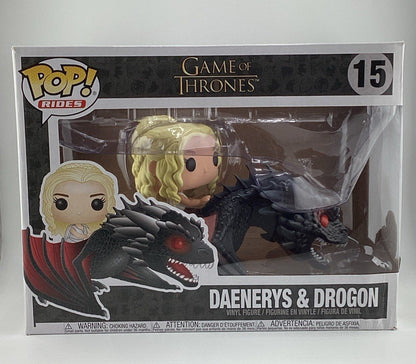 Funko Pop! Rides: Game of Thrones - Daenerys Targaryen (w/ Drogon) #15
