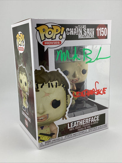 Funko Pop! Vinyl: Texas Chainsaw Massacre -Leatherface #1150 Signed Mark Burnham