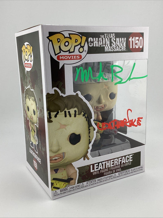 Funko Pop! Vinyl: Texas Chainsaw Massacre -Leatherface #1150 Signed Mark Burnham