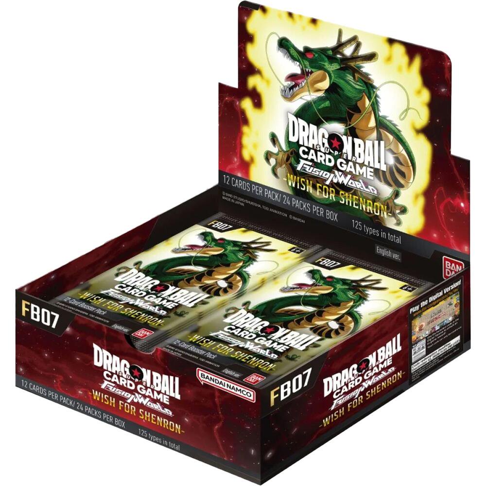 Dragon Ball Card Game Fusion World FB07 Wish For Shenron Booster Box 24 Packs