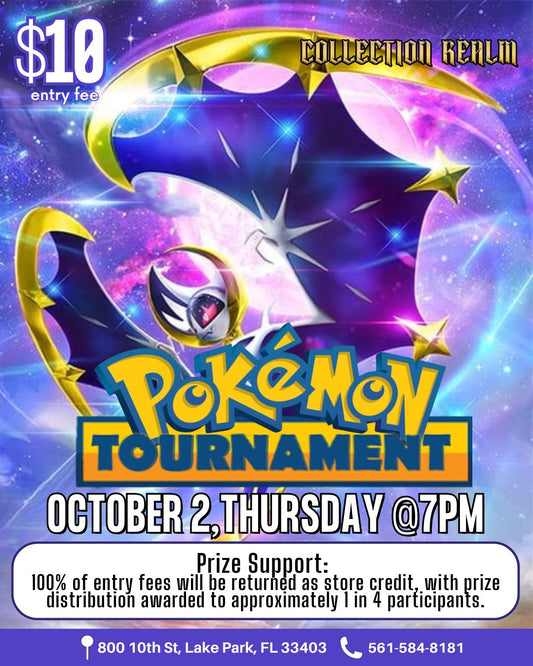Pokémon TCG Tournament – Thursday, October 2, 2025 at 7:00 PM
