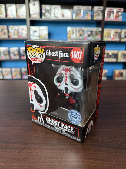 Funko Pop! Ghost Face #1607 Bloody Ghost Face 2024 Funko Edition Sticker RARE!!!