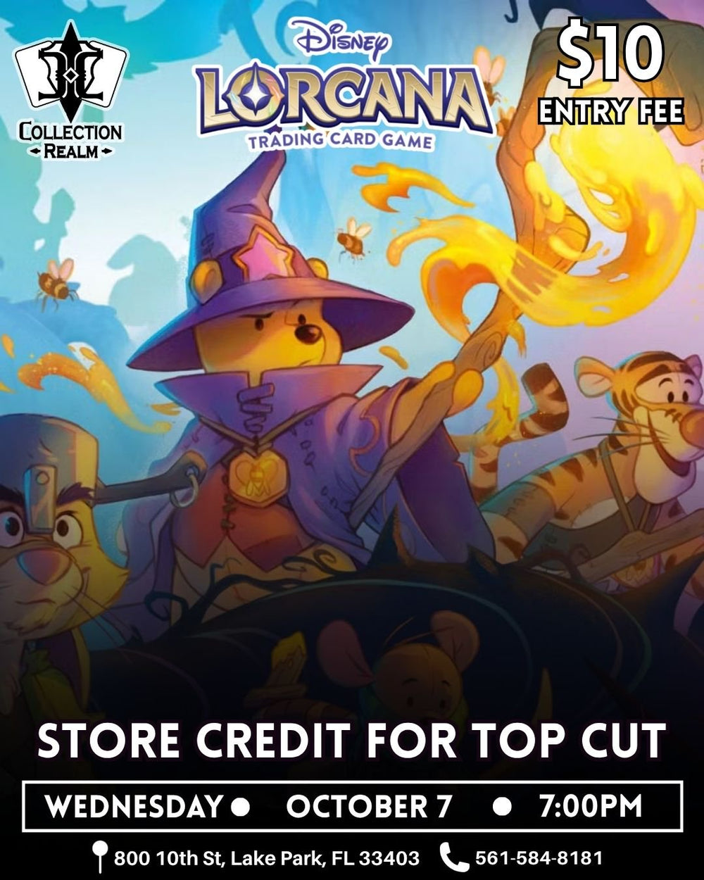 Disney Lorcana TCG Tournament – October 7, 2026 (Wednesday 7:00 PM)