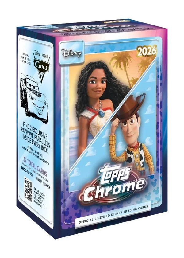 2026 TOPPS CHROME DISNEY FACTORY SEALED VALUE BLASTER BOX PRESALE PREORDER