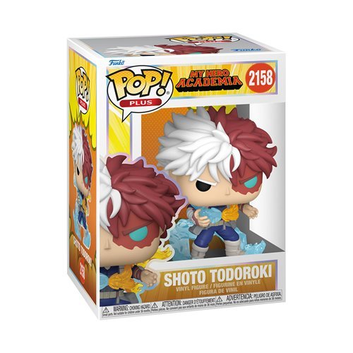 Shoto Todoroki #2158 Funko Pop! Plus My Hero Academia - Approx. 4 1/4" Collectible Vinyl Figure Bundled with Display Box Protector Case - Estimated Arrival: Nov. 2025 (PRE-SALE)