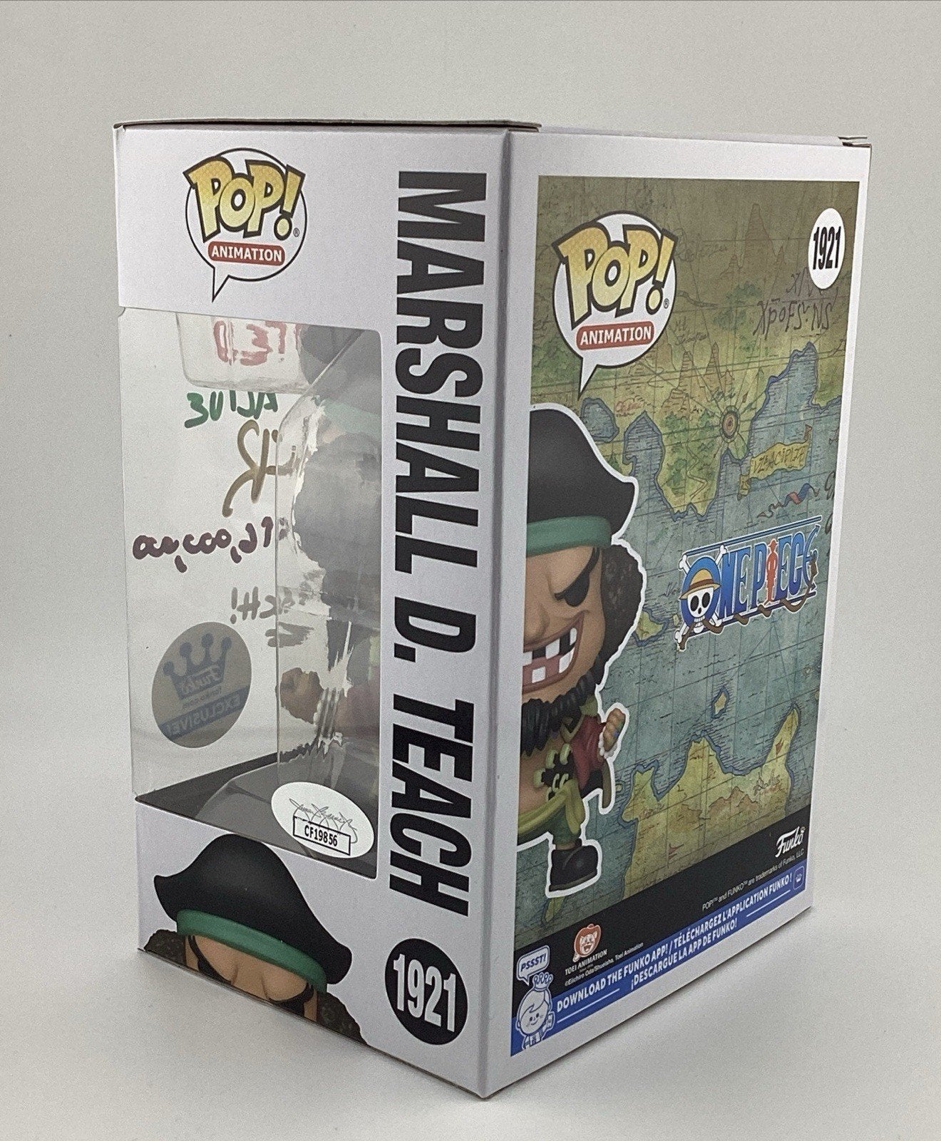 Funko Pop! One Piece - Marshall D. Teach - Funko Excl Signed Chris R #1921