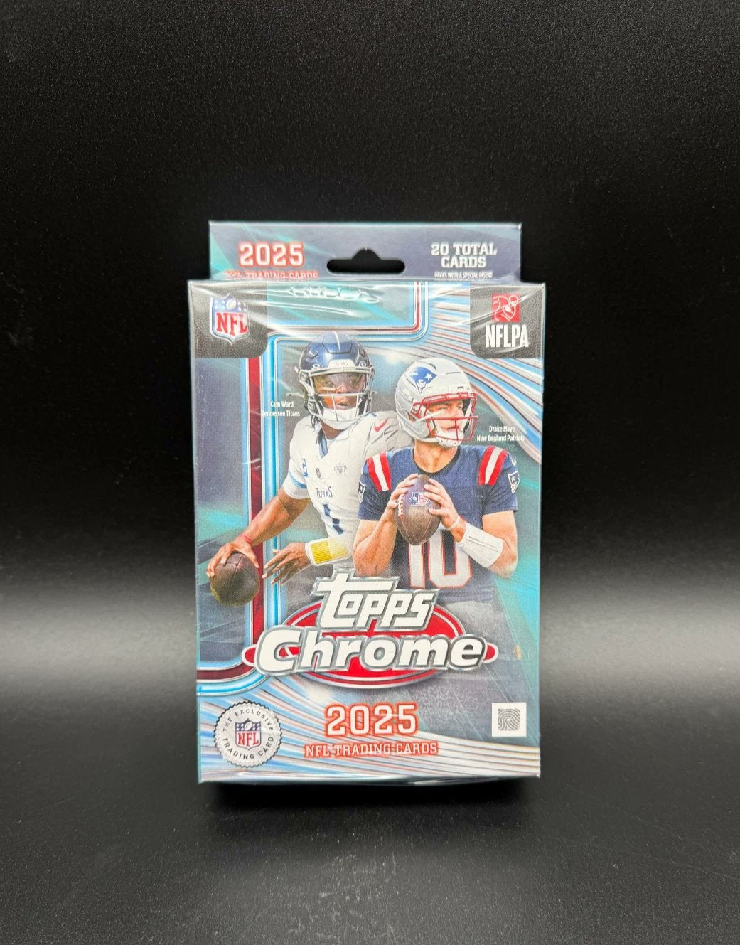 2025 Topps Chrome NFL Football Hanger Box Trading Cards Rookie Cards Refractors Collectible
