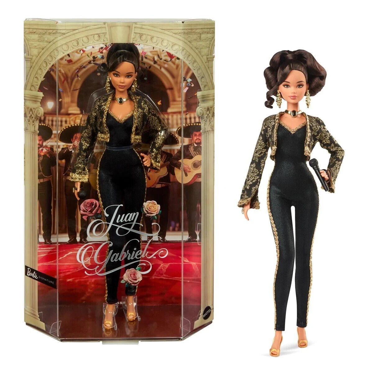 Juan Gabriel Barbie Signature Doll – Celebrating the Iconic Mexican Singer and Songwriter – Día de los Muertos Tribute Music Collector Series by Mattel