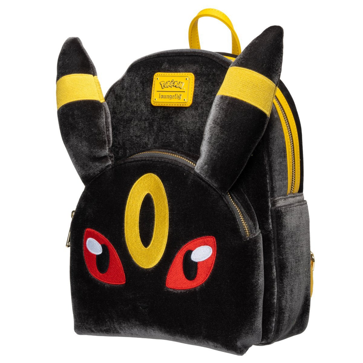 Pokemon Umbreon Midsize Backpack Entertainment Earth Exclusive by Loungefly, Plush Faux Fur Design, Adjustable Straps, Front Zipper Pocket, Collectible Backpack for Pokemon Fans (PREORDER - Release Date September 2026)