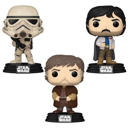 Star Wars Deleted Scenes Funko Pop! Star Wars: Episode IV - A New Hope - Set of 3 (Jabba the Hutt #801, Biggs Darklighter #802, and Funko Sandtrooper #803) Collectible Vinyl Figures - Estimated Arrival: Nov. 2025 (PRE-SALE)